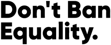 Don't Ban Equality Logo