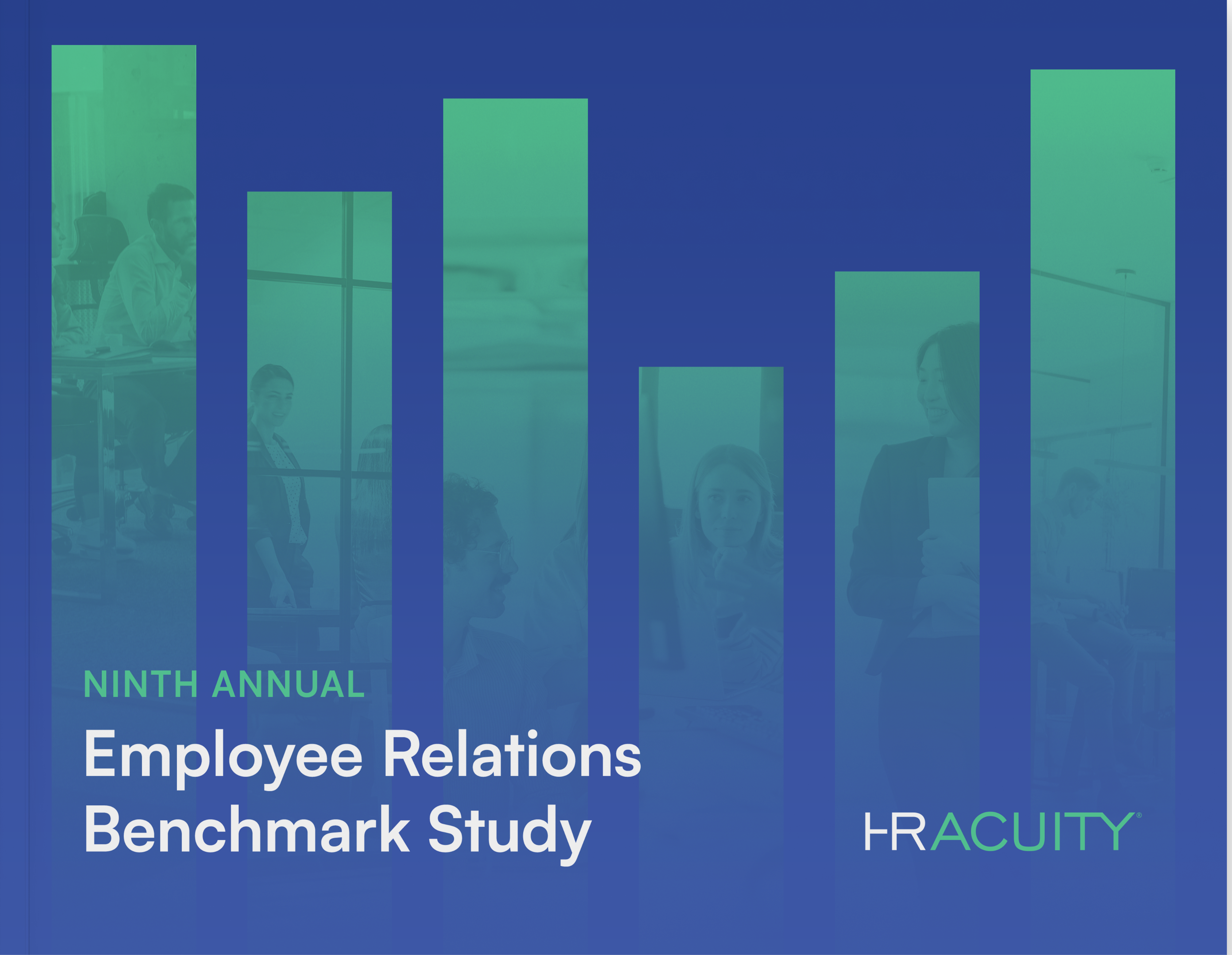 Cover image of HR Acuity's Ninth Annual Employee Relations Benchmark Study