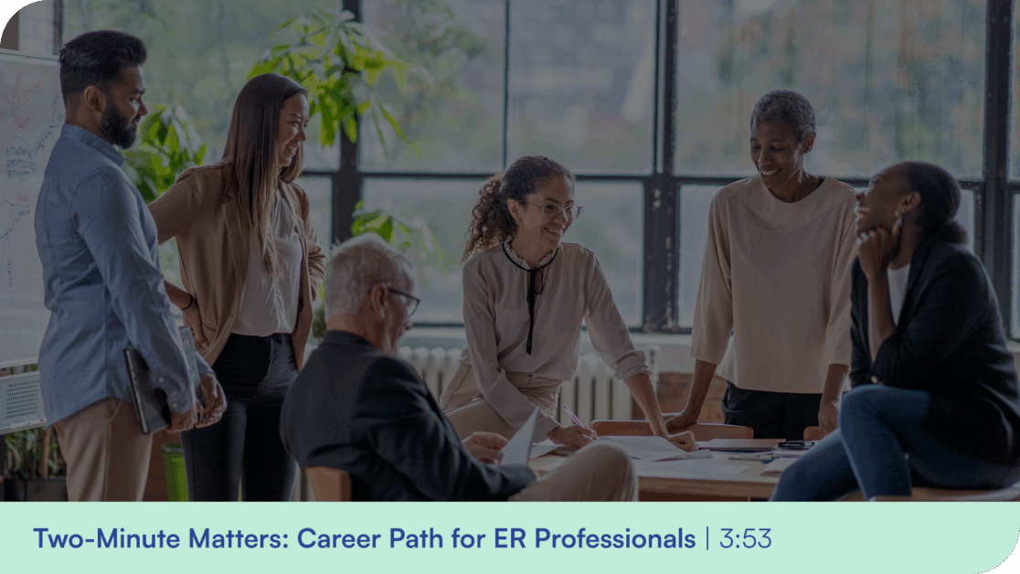 Two Minute Matters: Career Path for ER Professionals
