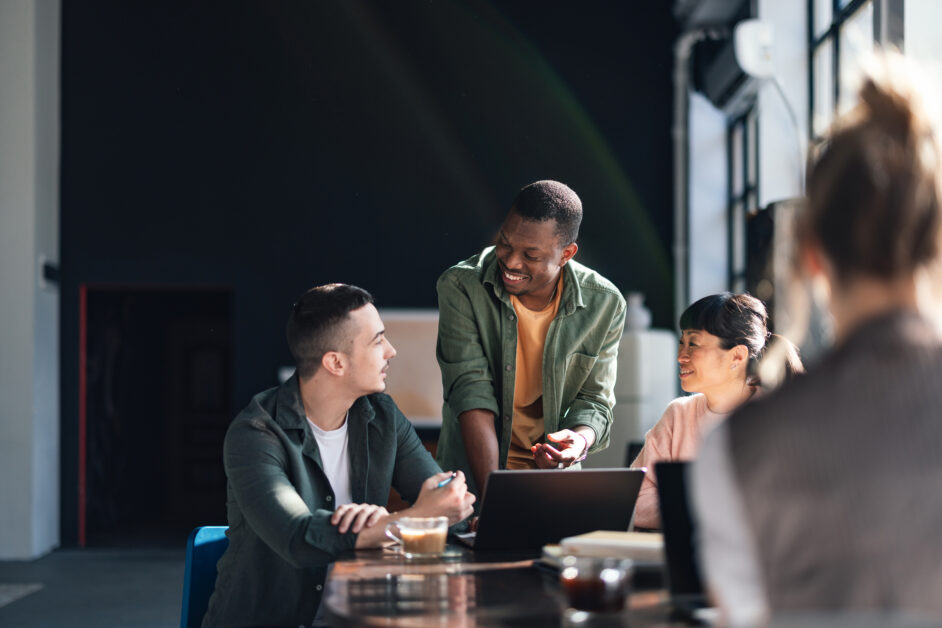 HR team discusses using predictive HR analytics to spot trends, address hotspots and act before issues escalate.