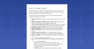 Workplace Harassment Investigation Checklist | HR Acuity